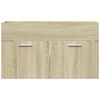 vidaXL Armoire d'&eacute;vier Ch&ecirc;ne sonoma 80x38,5x46 cm Agglom&eacute;r&eacute;