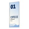 MOEDEL Plaques de porte Kairo Easy 7,5x14,9x1 cm Blanc 5 pcs