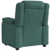 vidaXL Fauteuil inclinable Vert foncé Tissu