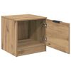 vidaXL Armoire de lit avec tiroir 2 pcs Ch&ecirc;ne artisanal 40 x 39 x 40cm