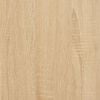 vidaXL &Eacute;tag&egrave;re murale Ch&ecirc;ne sonoma 90x16x78 cm Bois d&rsquo;ing&eacute;nierie