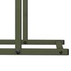vidaXL Portant de bois chauffage vert olive 80x25x90 cm