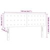 vidaXL T&ecirc;tes de lit 2 pcs Vert fonc&eacute; 72x5x78/88 cm Velours
