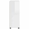 vidaXL Cabinet de salle de bain Blanc brillant 72,5 x 36,5 x 100 cm