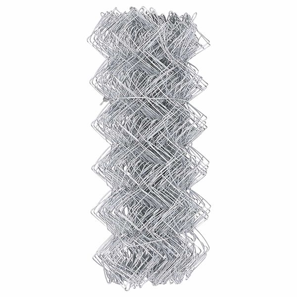 vidaXL Clôture en treillis métallique Argent 10 x 0.6 m