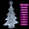 vidaXL Sapin de No&euml;l avec 100 LED Blanc froid 122 cm Acrylique