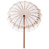 vidaXL Parasol balinais Crème 185 x 185 x 260 cm