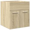 vidaXL Ensemble de meubles de salle de bain 3 pcs ch&ecirc;ne sonoma