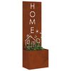 vidaXL &Eacute;cran de confidentialit&eacute; de jardin Fretwork Rouill&eacute; 50 x 140 cm