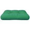 vidaXL Coussin de palette vert tissu