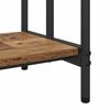 vidaXL Porte-v&ecirc;tements avec &eacute;tag&egrave;re Bois ancien 90 x 30 x 100,5 cm