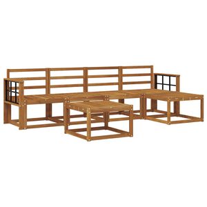vidaXL Ensemble de canap&eacute;s d'ext&eacute;rieur 6 pcs Naturel