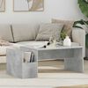 vidaXL Table basse Gris b&eacute;ton 90 x 45 x 35 cm Bois d'ing&eacute;nierie