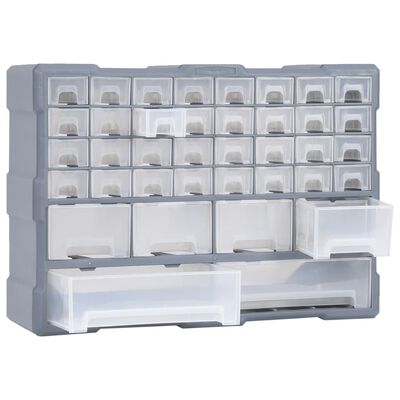 vidaXL Organisateur multi-tiroirs avec 38 tiroirs 52x16x37,5 cm