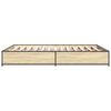 vidaXL Cadre de lit sans matelas ch&ecirc;ne sonoma 120x200 cm