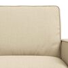 vidaXL Canap&eacute; 180cm 2 pcs Cr&egrave;me M&eacute;tал