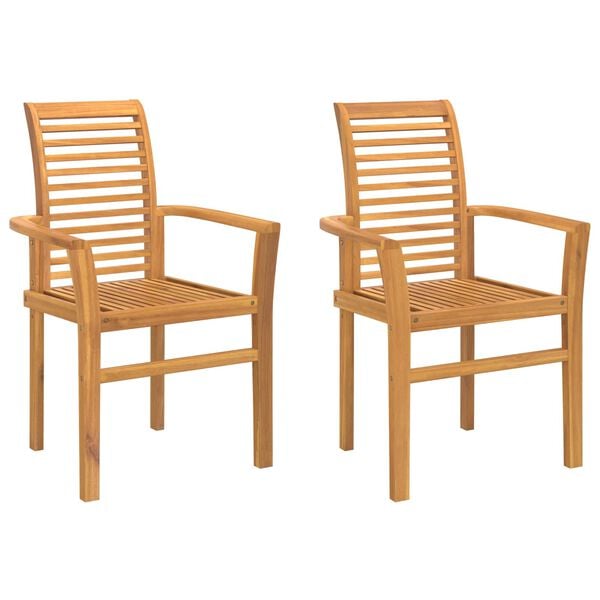 vidaXL Chaise de salle &agrave; manger 4 pcs Marron 62 x 55 x 94 cm