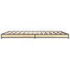 vidaXL Cadre de lit sans matelas ch&ecirc;ne sonoma 120x200 cm