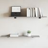 vidaXL &Eacute;tag&egrave;res murales 4 pcs sonoma gris 100x20x1,5cm bois ing&eacute;nierie