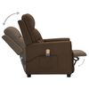 vidaXL Fauteuil de massage Marron Tissu