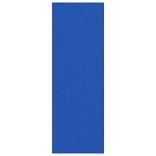 vidaXL Tapis d'entr&eacute;e Autre Bleu et Noir 120 x 350 cm Polyamide et PVC