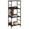 vidaXL Biblioth&egrave;que ch&ecirc;ne fum&eacute; 50x33x117,5 cm bois d'ing&eacute;nierie