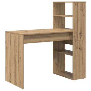 vidaXL Bureau Ch&ecirc;ne artisanal Bois d'ing&eacute;nierie 113 x 54 x 120 cm