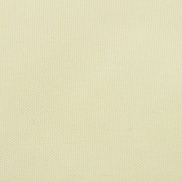 vidaXL &Eacute;cran de balcon en tissu Oxford 75x400 cm Cr&egrave;me