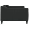 vidaXL Lit de repos sans matelas noir 90x190 cm tissu