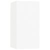 vidaXL Ensemble de meubles TV 4 pcs Blanc Bois d'ing&eacute;nierie
