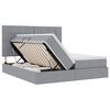 vidaXL Lit de Rangement Gris clair 180 x 200 cm Cuir synth&eacute;tique