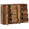 vidaXL Buffet 2 pcs Bois ancien 60 x 31 x 84 cm Bois d'ing&eacute;nierie
