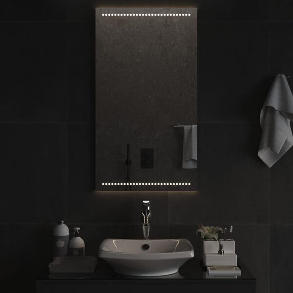 vidaXL Miroir de salle de bain &agrave; LED 50x90 cm