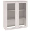 vidaXL Dessus de buffet HAMAR Blanc 85x35x100 cm Bois de pin massif