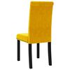 vidaXL Chaises &agrave; manger lot de 2 jaune velours