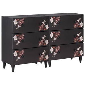 vidaXL Armoires de rangement 2 pc 120 x 33 x 75 cm Multicolore