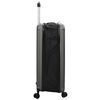 vidaXL Valise avec verrouillage Gris fonc&eacute; 50 x 30 x 76 cm Plastic ABS