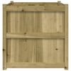 vidaXL Jardinière d'extérieur 70x70x70 cm bois de pin imprégné