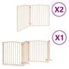 vidaXL Barri&egrave;re pour chien porte pliable 8 panneaux bois de peuplier