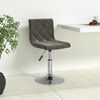 vidaXL Tabouret de bar Gris fonc&eacute; Velours