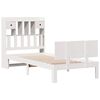 vidaXL Lit biblioth&egrave;que sans matelas blanc 75x190cm bois de pin massif