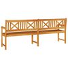 vidaXL Banc de jardin Marron 220 x 56 x 90 cm Bois d'Acacia Massif