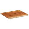 vidaXL Dessus de table 100x80x3,8 cm rectangulaire bois massif acacia