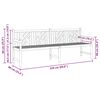 vidaXL banc Marron 228 x 60 x 90 cm Bois de teck massif