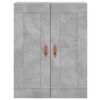 vidaXL Armoires murales 2 pcs gris b&eacute;ton bois d'ing&eacute;nierie