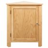 vidaXL Armoire d'angle 59 x 45 x 80 cm Bois de chêne massif