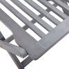 vidaXL Ensemble &agrave; manger de jardin 5 pcs Bois d'acacia massif Gris