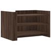 vidaXL Table basse ch&ecirc;ne marron 80x50x50 cm Bois d'ing&eacute;nierie