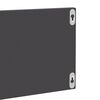 vidaXL &Eacute;tag&egrave;res murales 2 pcs gris brillant bois d'ing&eacute;nierie