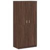 vidaXL Garde-robe Ch&ecirc;ne marron 90x52x200 cm Bois d'ing&eacute;nierie